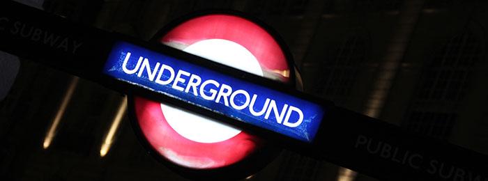 The infamous London underground signage internet of things ux design