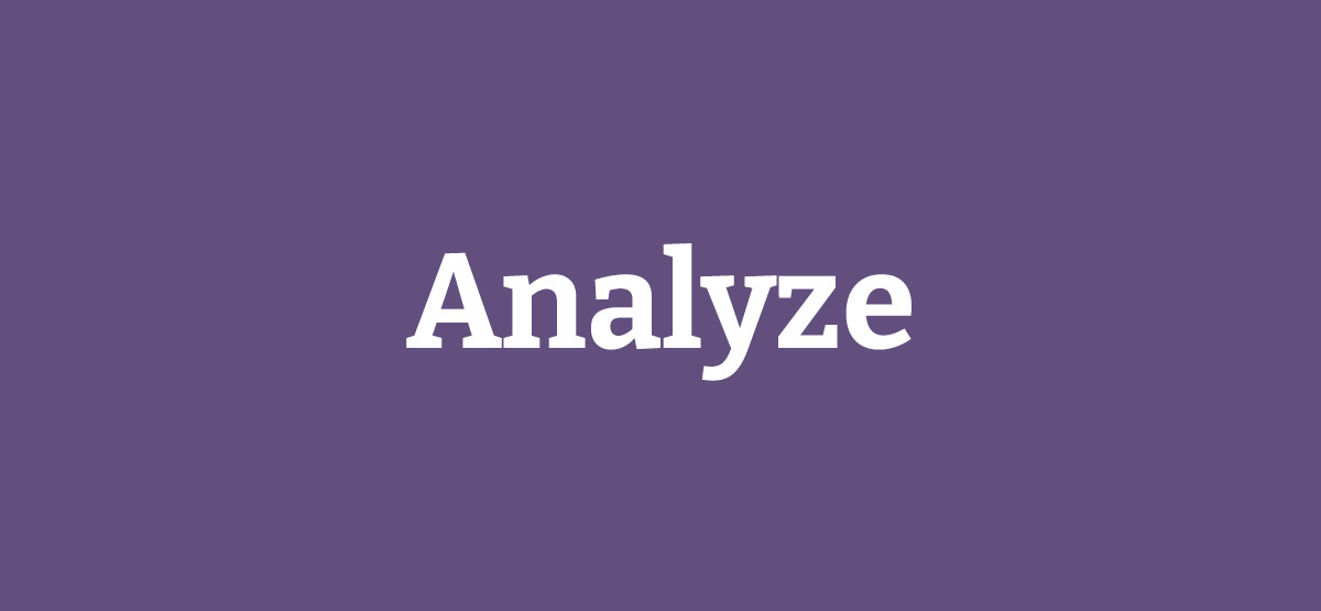 Analyze