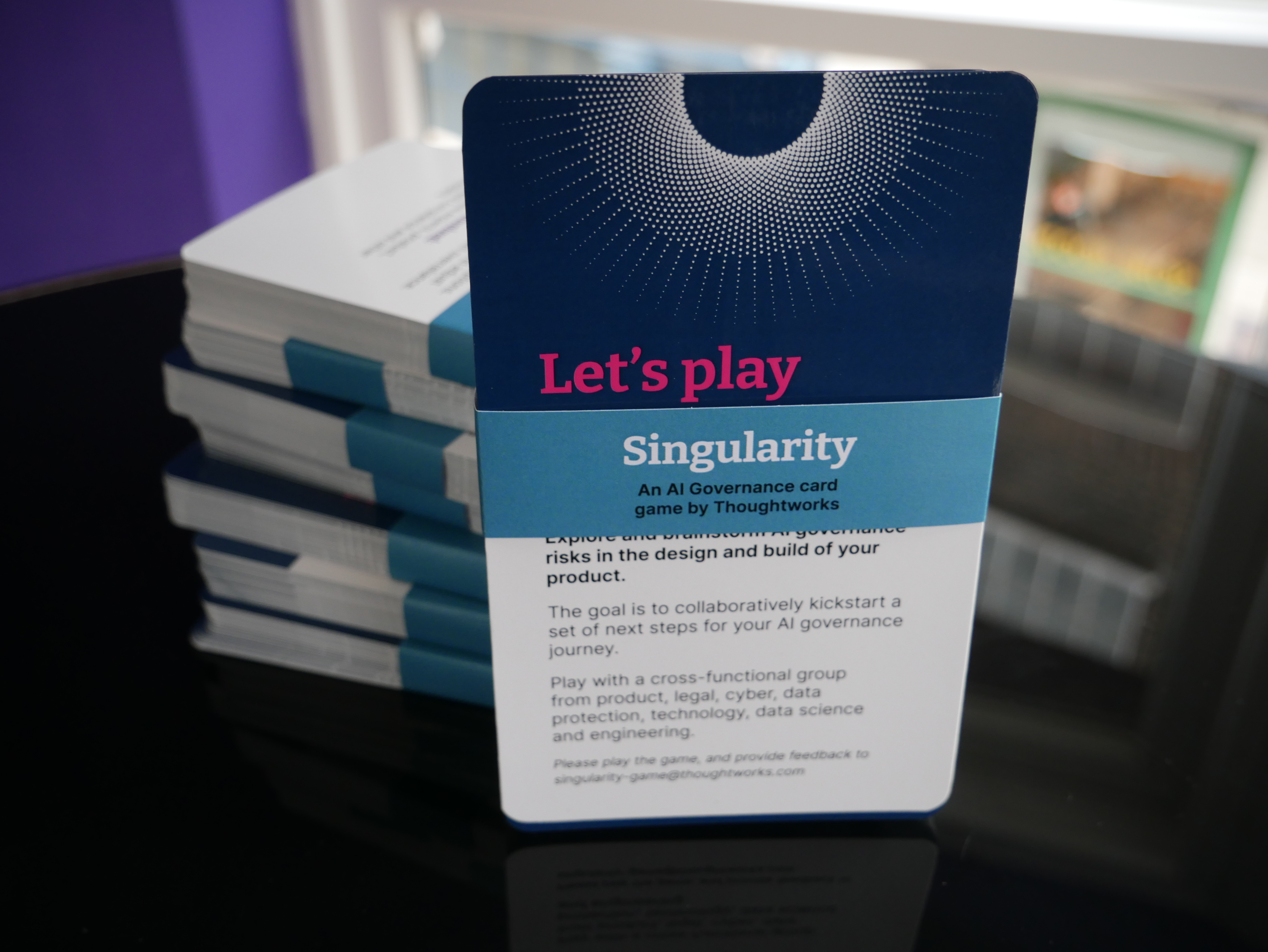 a pack of Singularity cards