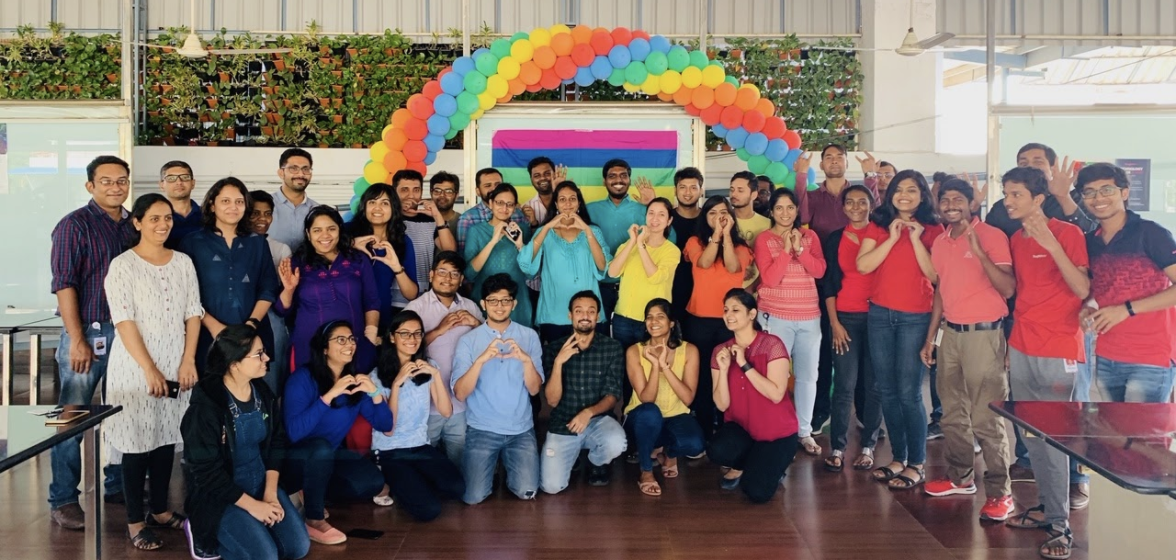 A rainbow of TWers celebrate PRIDE