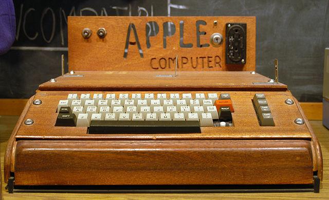 Apple I on display at the Smithsonian
