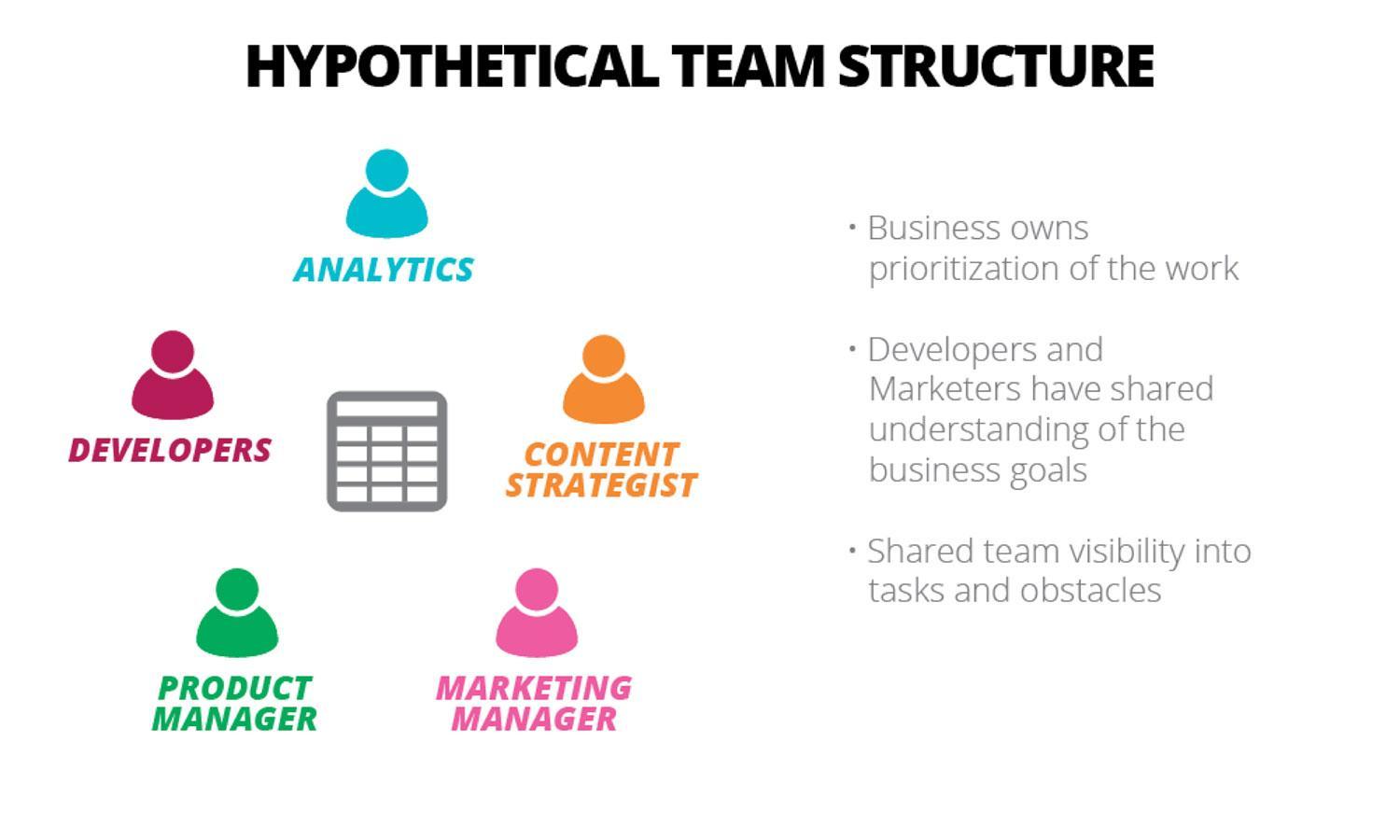 Hypothetical team structure