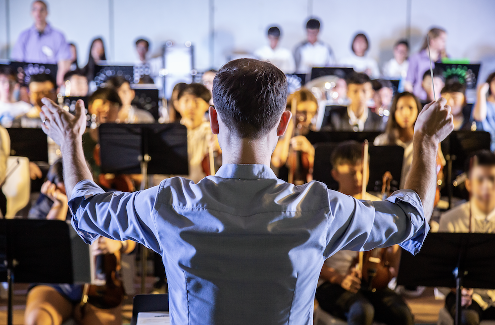 music conductor