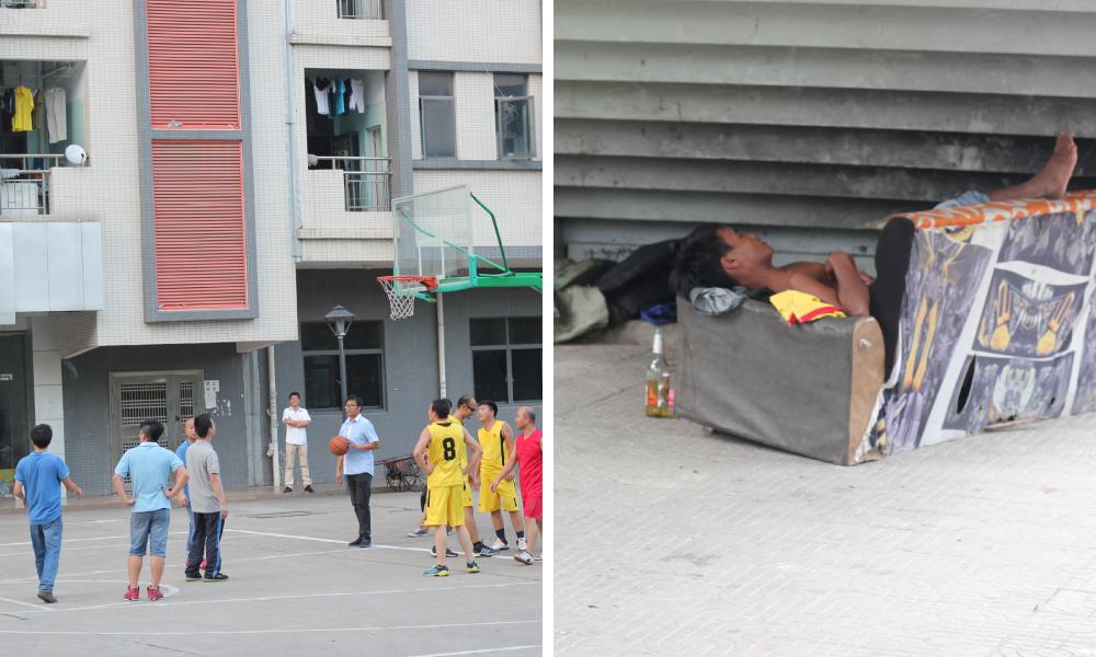 The factory workers of Shenzhen China