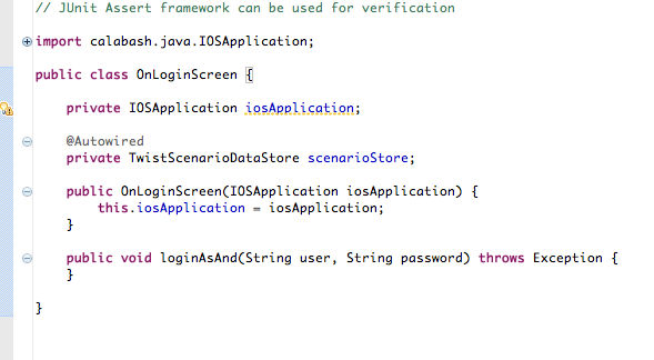 twist fixture for native ios testing