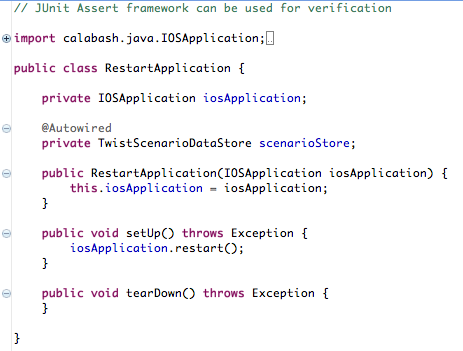 twist native ios testing - context